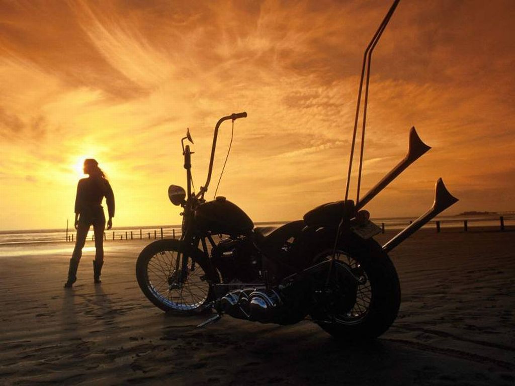 Harley-Davidson Motorcycle Desktop Background